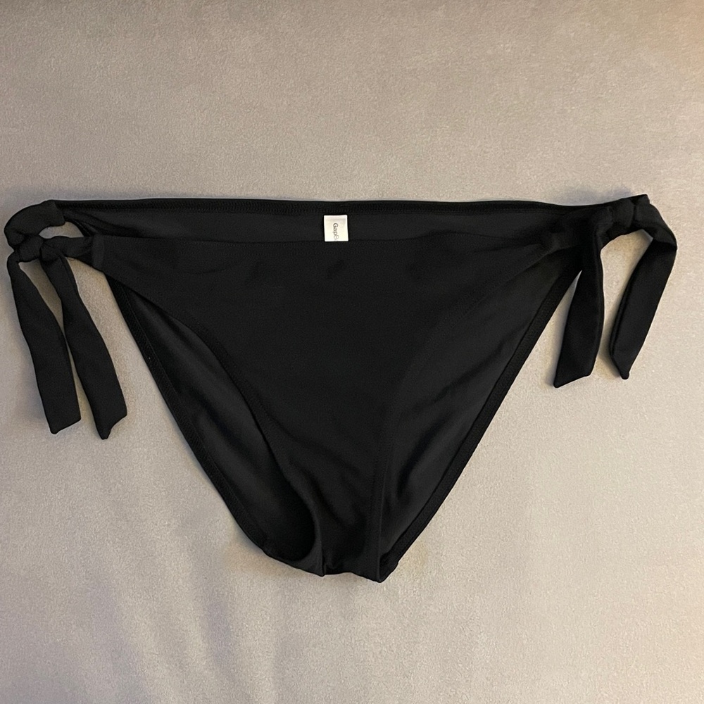 $2! 5 for $10 🔥NWOT! GapBody Black Bikini Bottom with Side Ties Sz M